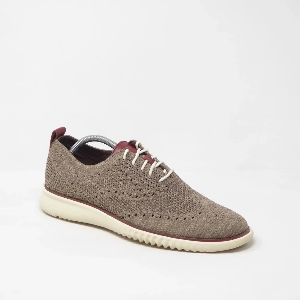 Cole Haan Mens 2.ZERØGRAND Stitchlite Oxford Shoes Truffle Brown C37194 Size 10M